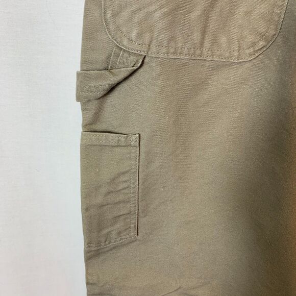 Carhartt Tan Loose Fit Straight Leg Rugged Canvas Utility Work Pants Sz 44 X 30 - Picture 9 of 15